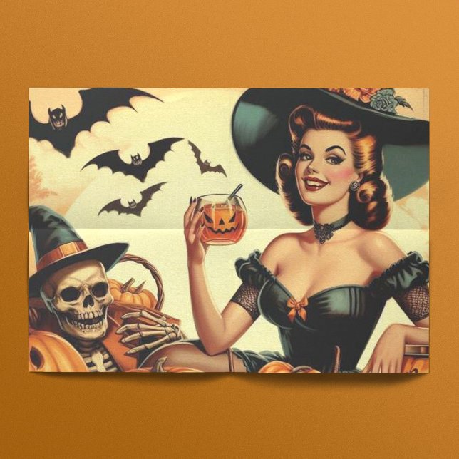 Papier Mousseline Épingle vintage d'Halloween (Créateur téléchargé)