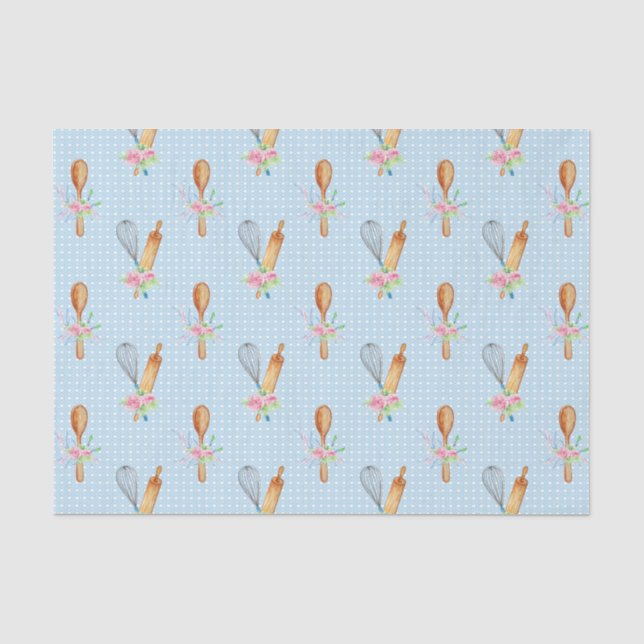 Papier Mousseline Épingle, Whisk, Cuillère (Recto)