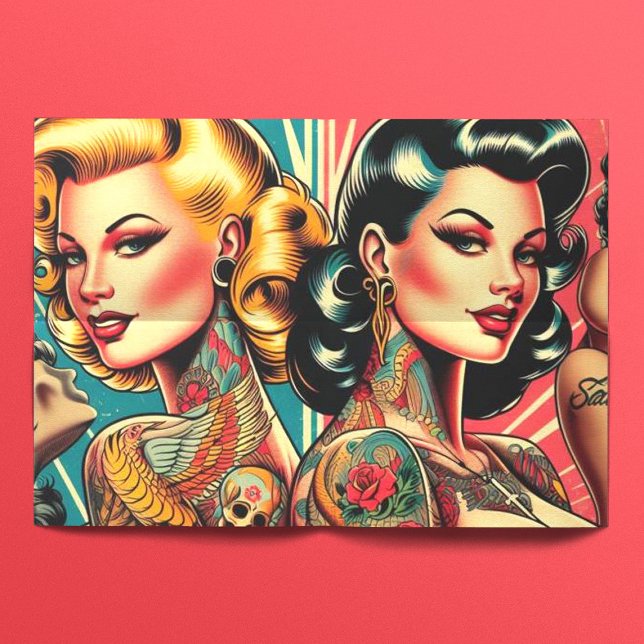 Papier Mousseline Épouse tatouée Filles (Créateur téléchargé)