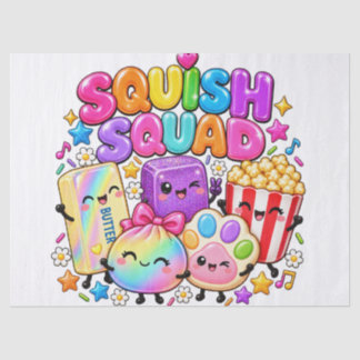 Papier Mousseline Équipe de Squish Virale Squishies Popcorn Beurre D