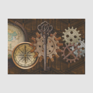 Papier Mousseline Équipements Steampunk sur la conception géométriqu