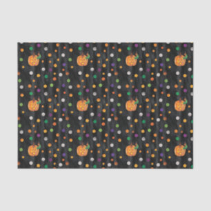Papier Mousseline Eric Carle Halloween Polka Motif