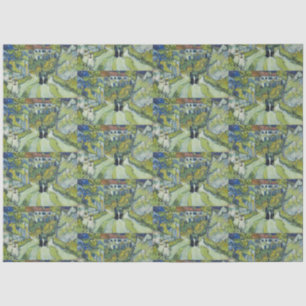 Papier Mousseline Escalier de Van Gogh à Auvers Paysage Artistique