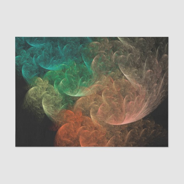 Papier Mousseline Espace d'art abstrait Bird (Recto)