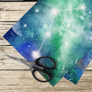 Papier Mousseline espace et constellation