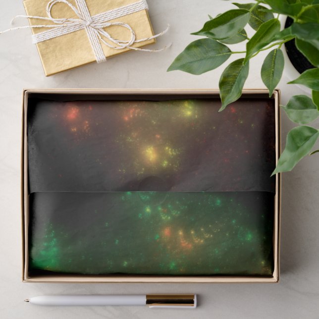 Papier Mousseline Espace vert (Cadeau)