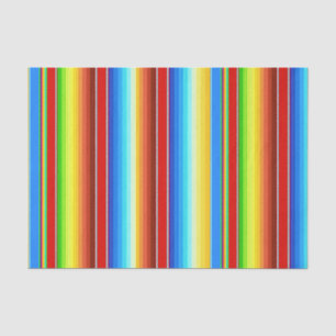 Papier Mousseline Espagnol traditionnel couvrant mexicain vibrant