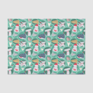 Papier Mousseline Espèces de requins Noël