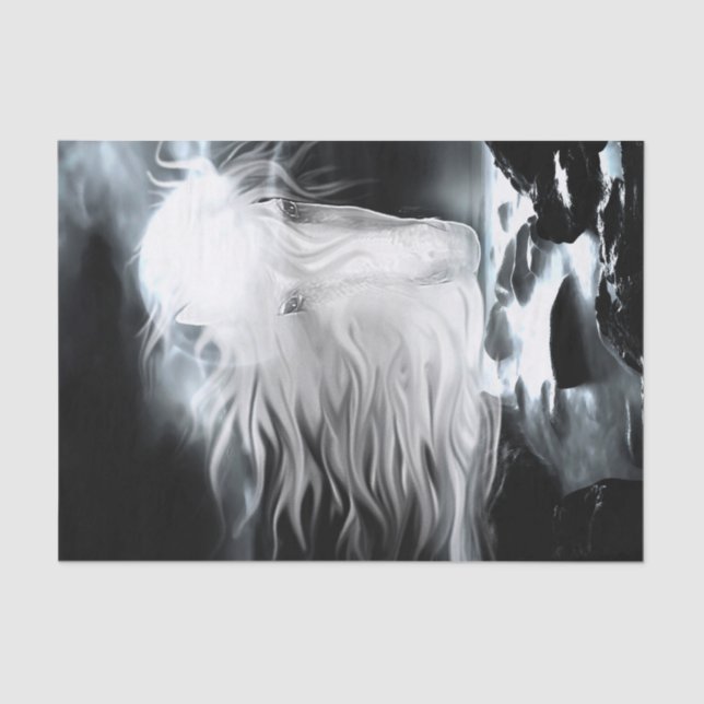 Papier Mousseline Esprit de cheval (Recto)