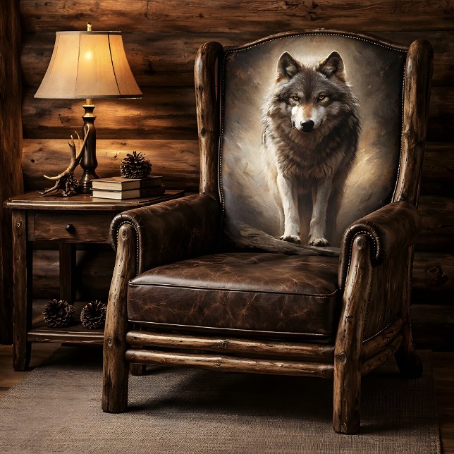 Papier Mousseline Esprit de Loup Découpage (Wolf Spirit Decoupage Tissue Paper Mockup)