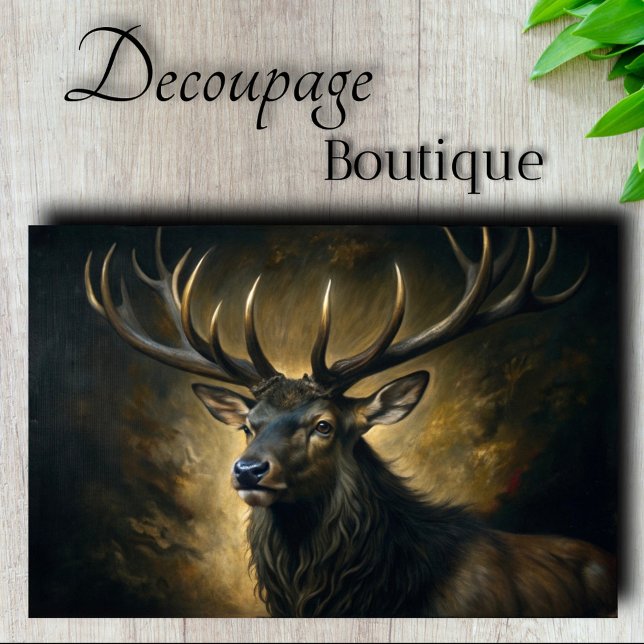 Papier Mousseline Esprit Noble Découpage (Noble Spiril Decoupage Tissue Paper)