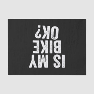 Papier Mousseline Est Mon Vélo Ok Amusant Moto Dirt Vélo