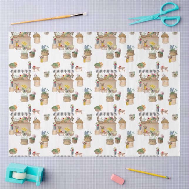 Papier Mousseline Étanchéité du marché de l'agriculteur (Artisanat)