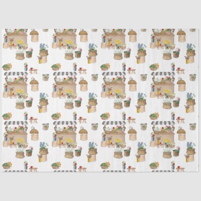 Papier Mousseline Étanchéité du marché de l'agriculteur (Recto)