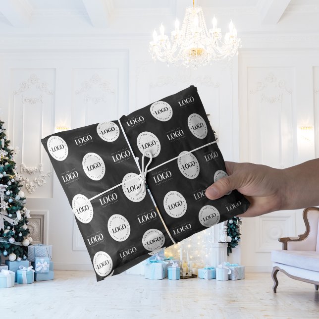 Papier Mousseline Étape de deux logos personnalisés et répétition En (Créateur téléchargé)