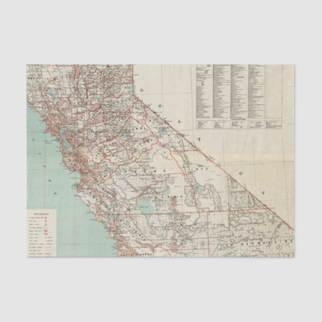 Papier Mousseline État de la Californie 2 (Recto)