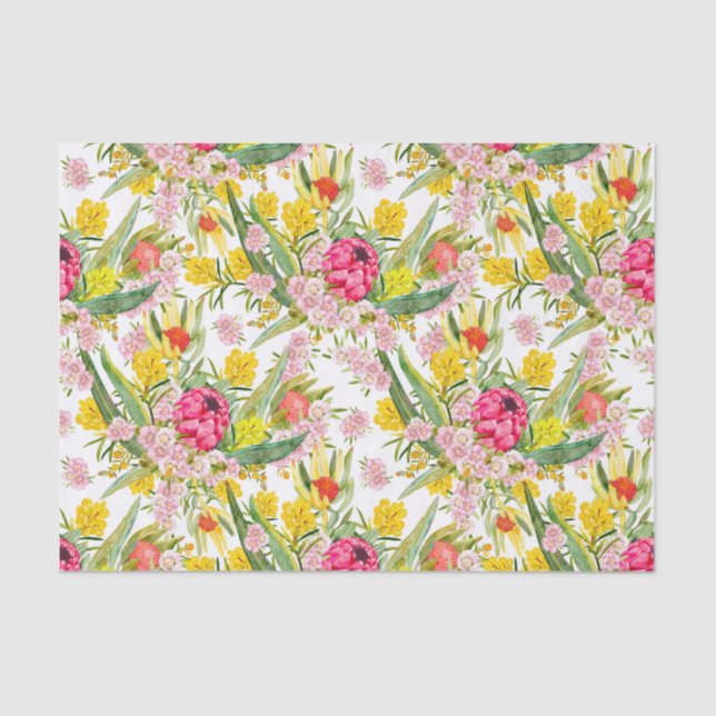 Papier Mousseline Été tropical australien (Recto)