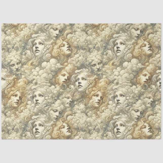 Papier Mousseline Ethereal Drift – Gothic Victorian (Recto)