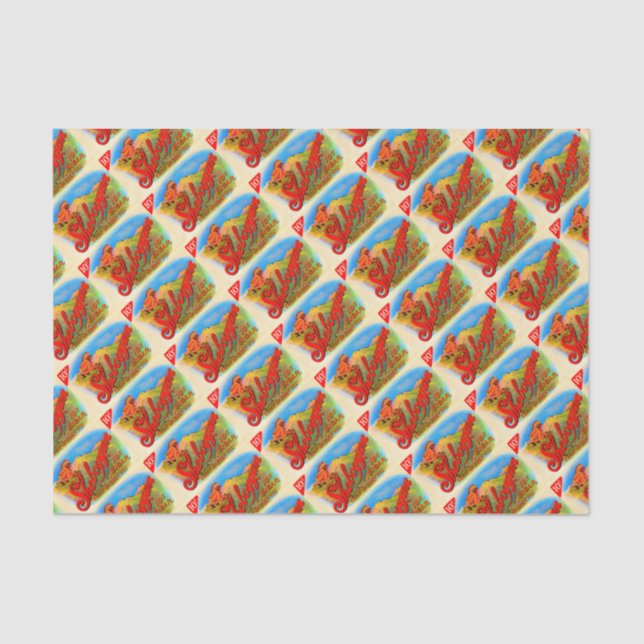 Papier Mousseline étiquette à cigares Sheboygan dans les années 1920 (Recto)