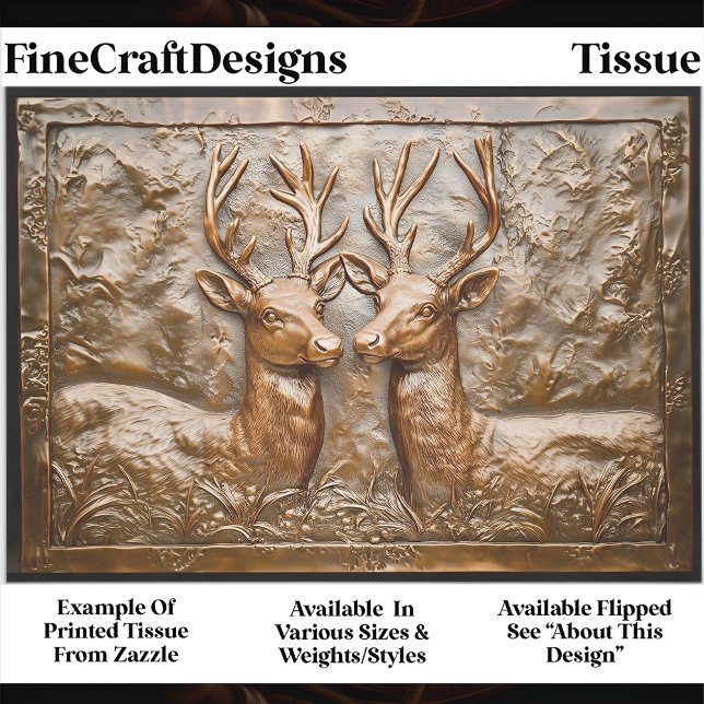 Papier Mousseline Étiquettes de bronze bossées rustiques/Découpage E (Créateur téléchargé)