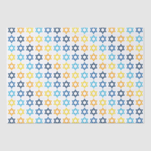 Papier Mousseline Étoile de David de couleur juive