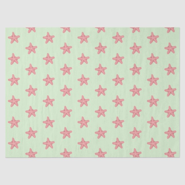 Papier Mousseline  Étoile de mer mignonne  (Recto)