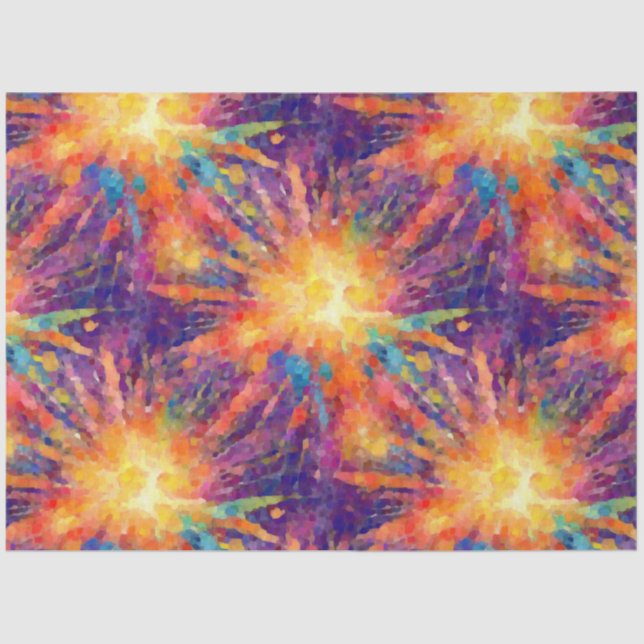 Papier Mousseline Étoile explosive (Recto)