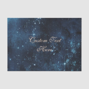 Papier Mousseline Etoile Galaxie céleste Aquarelle Mariage personnal