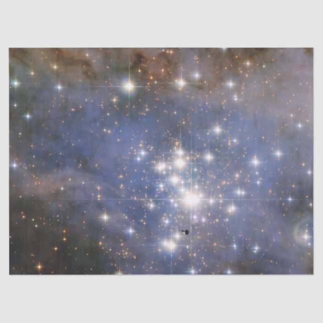 Papier Mousseline Étoiles de diamant en Carina Nebula Hubble Space (Recto)