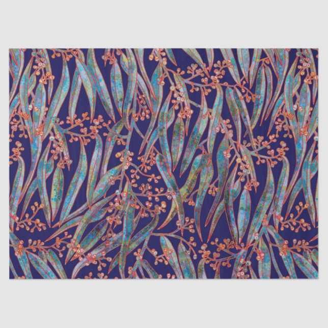 Papier Mousseline Eucalyptus mystique (Recto)