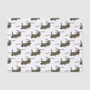 Papier Mousseline Exemple d'hélicoptère militaire Chinook