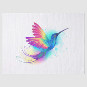 Papier Mousseline Exotic Rainbow Hummingbird
