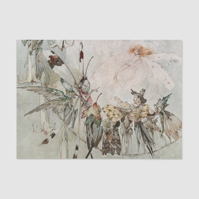 Papier Mousseline "Exotics at Play" de A Duncan Carse (Recto)