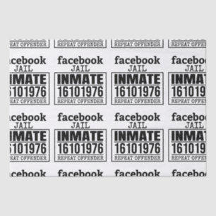 Papier Mousseline Facebook Prisonnier récidiviste