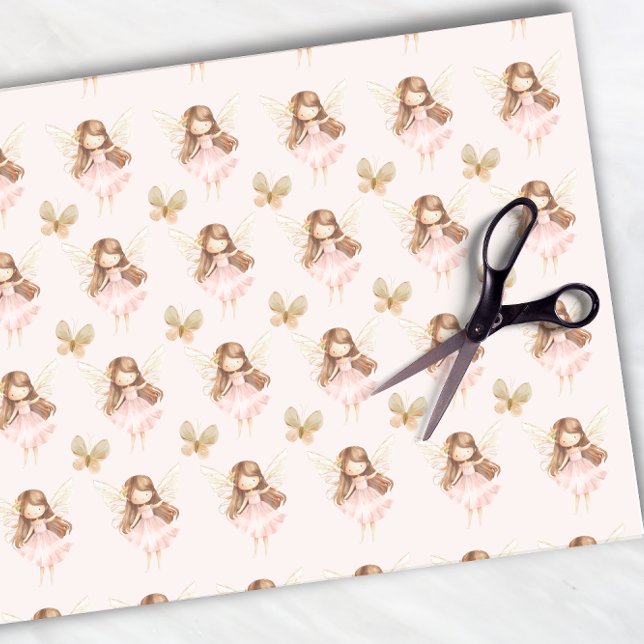 Papier Mousseline Fairy Cute Butterfly Enchanted Forest Magique (Créateur téléchargé)