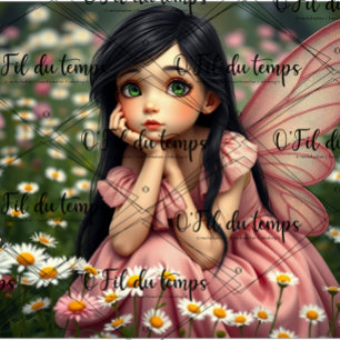 Papier Mousseline Fairy Princess - Decoupage - Whimsical