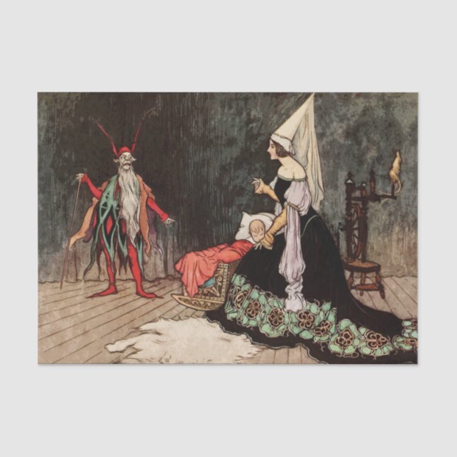 Papier Mousseline Fairy Tale Sleeping Beauty (Recto)