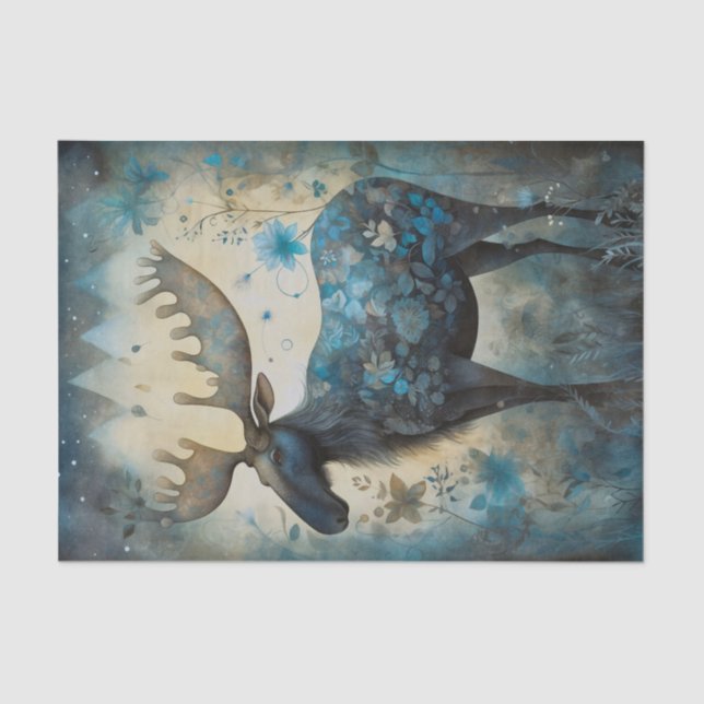 Papier Mousseline Fairytale Moose (Recto)