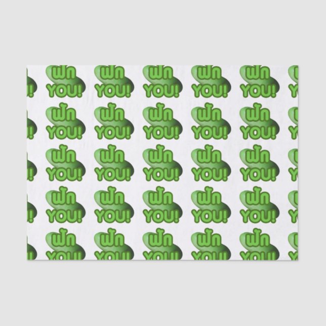 Papier Mousseline FAK YOU ! ... Courge verte (Melon d'hiver) (Recto)