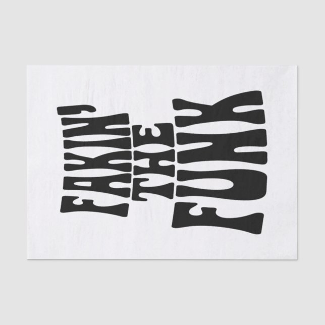 Papier Mousseline Fakin' the Funk (Recto)