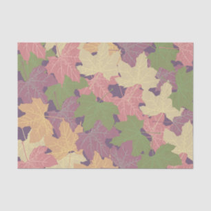 PAPIER MOUSSELINE FALLEN MAPLE FEUILLES HEUREUX AUTOMNE