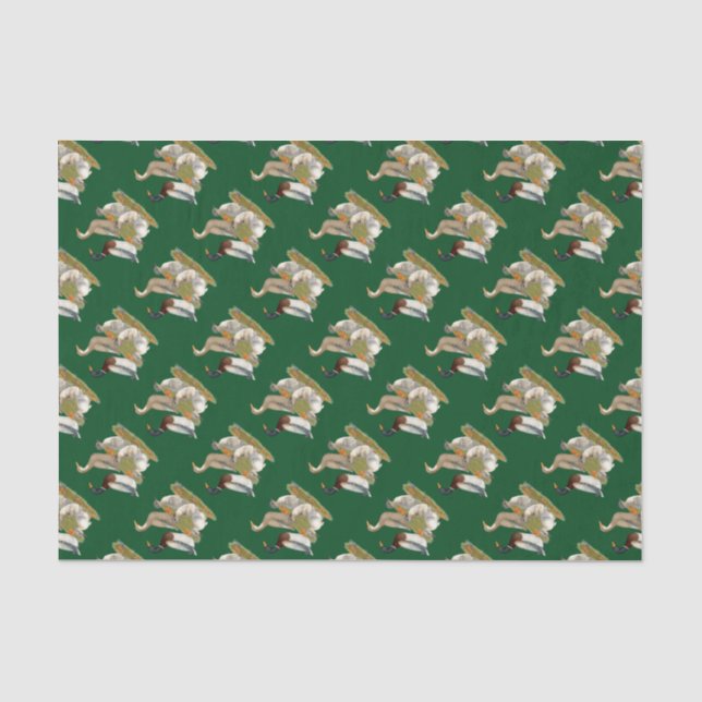 Papier Mousseline Famille de canards de Saxe (Recto)