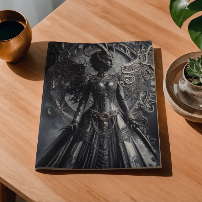 Papier Mousseline Fantaisie Steampunk Ténèbres Démon Mode  (Créateur téléchargé)