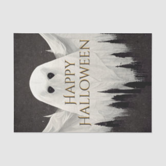 Papier Mousseline Fantôme effrayant Halloween heureux