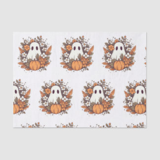 Papier Mousseline Fantôme floral