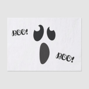 Papier Mousseline Fantôme Visage Halloween Fête ou traitement Favori