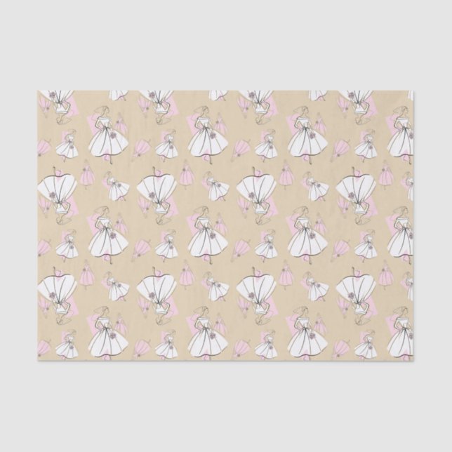 Papier Mousseline Fashion Bride Neutral Group papier multitissu (Recto)