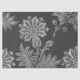 Papier Mousseline Faux Stitch Work Flower sur la page de découpage g