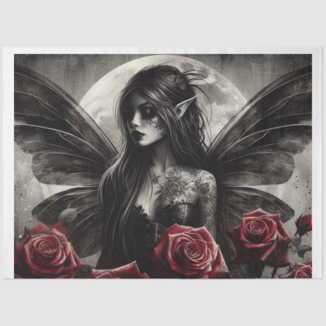 Papier Mousseline Fée de la nuit (Recto)