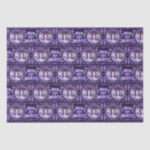 Papier Mousseline Fée de pluie violette